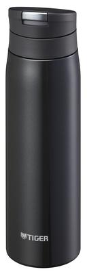 Tiger MCX-A050-KL 500ml Stainless Steel Mini Water Bottle, Direct Drinking, Auto-Lock, Sahara Mug, Lightweight, Dream Gravity, Lamp, Black