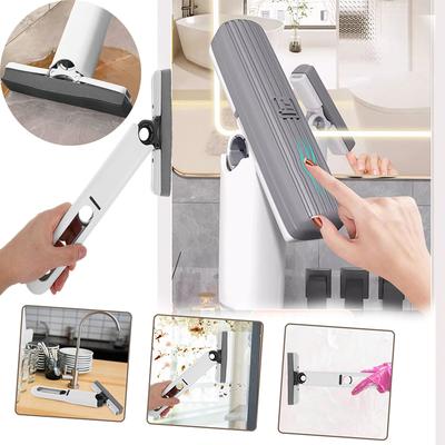 Handheld Mop Multifunctional Small Desktop Mop Handheld Hands-free Washing Sponge Kitchen Hands Free Sponge Absorbs Water Mop