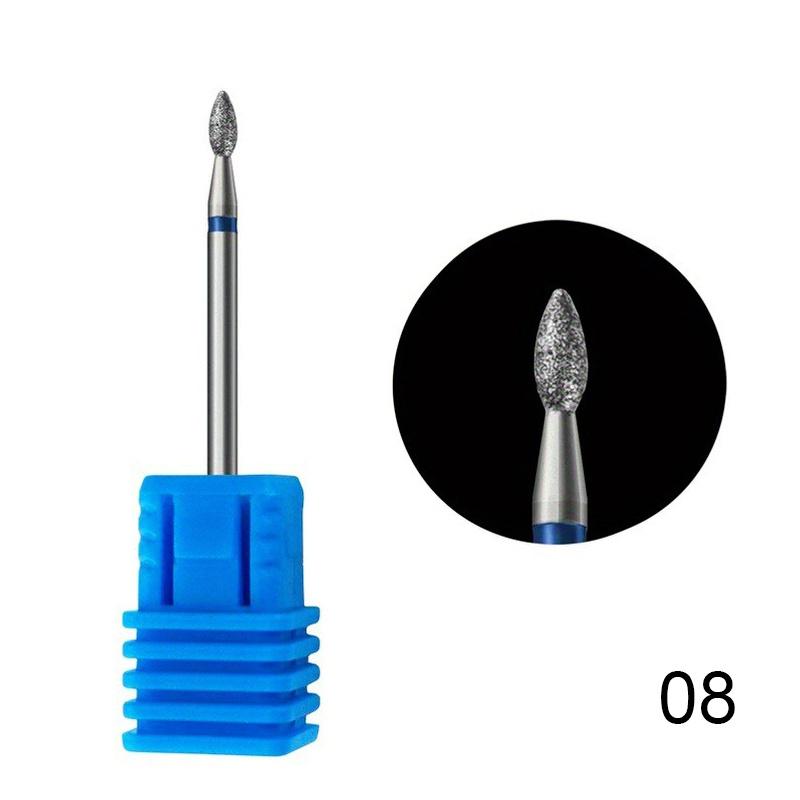 Diamond Milling Cutter Nail Drill Bits Set For Manicure Accessory Pedicure Eletric Machine Nail Bit Brush Burr Tool
