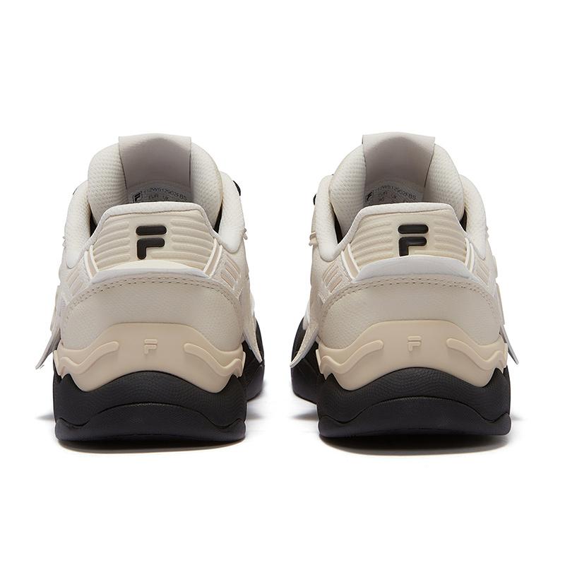 FILA Fusion Kick II Skate Shoes Series Women sneaker Birch-Brown Sea-Salt-Pink T12W512902FBS