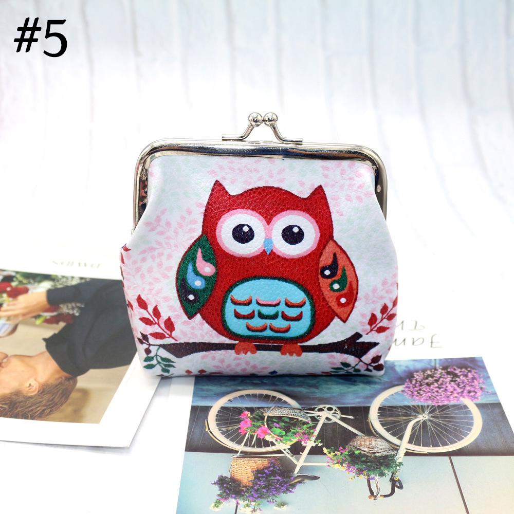 Fashion Womens Coin Purse Cute Cartoon Elephant Flowers Vintage Pouch Mini Purse Wallets Fashion Womens Coin Purse Cute Cartoon Elephant Flowers Vintage Pouch Mini Purse Wallets