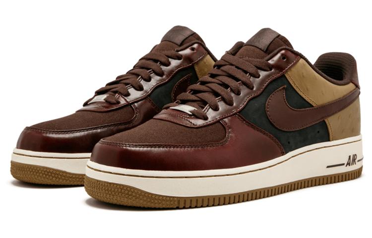 Men's Sneakers Nike Air Force 1 Low DJ Clark Kent East vs. West Baroque Brown/Baroque Brown-Golden Beige-Black