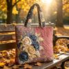 3D New Women's Cat Print Handbag Shoulder Bag Canvas Bag