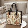 Bohemian Tribal Pattern Tote Bag Fashion Shoulder Bag For Daily Use