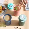 Simple Plastic Water Bottle Sealed Portable Coffee Cup for Office Outdoor 350ml KTY