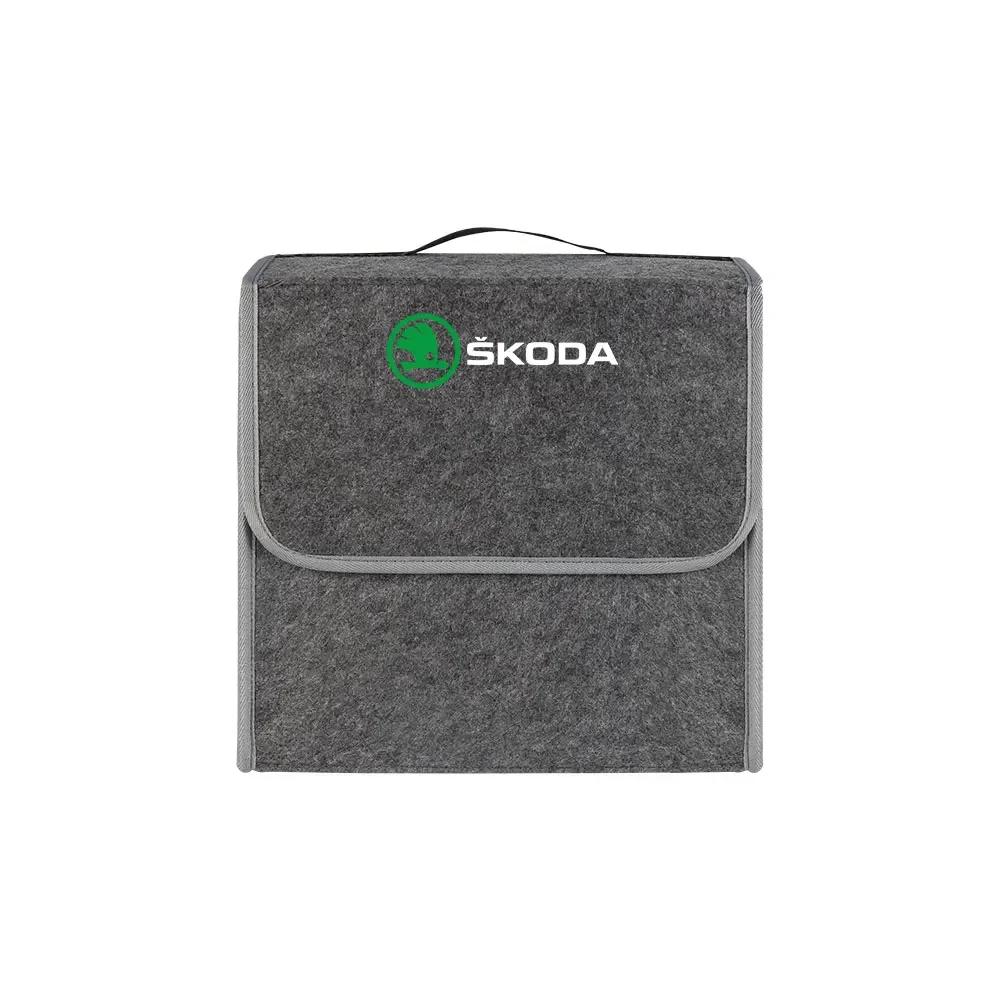 Car Trunk Storage Box Sundries Stowing Tidying Box For Skoda Octavia 3 2 A5 A7 Yeti Deriv Kodiaq Combi Visions Enyaq RS Deriv