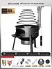 Portable Outdoor Wood-burning Stove for Cooking and Stewing