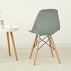 4/6pcs Jacquard Shell Chair Covers Water Repellent Armless Chair Slipcovers Elastic Dining Seat Covers for Hotel Party Banquet