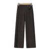 2026 Spring Stylish High-Waisted Straight-Leg Pants for Middle-Aged Women: Versatile Casual Pants for Spring & Autumn