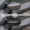Für Mazda 3 Axela 2014 2015 2016 2017 2018 2019 Auto-Styling 1 Paar Rückspiegel-Abdeckkappe Spiegelgehäuseabdeckung Rückspiegelkappe