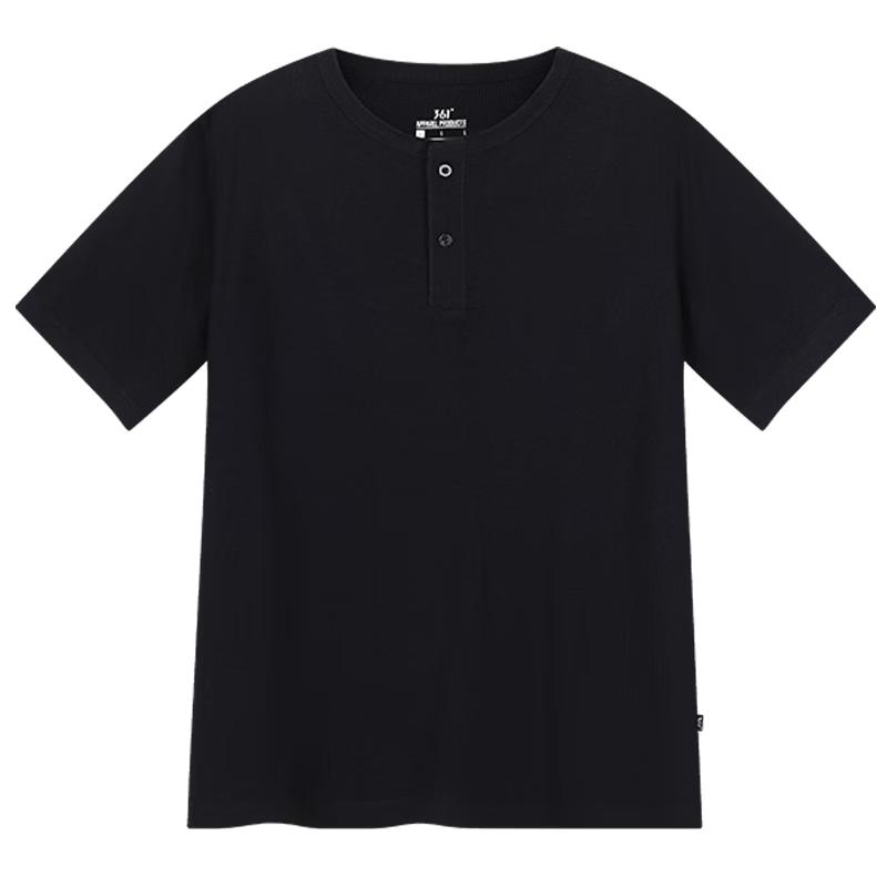 361° Men s Henry Collar Casual Sports T-Shirt M