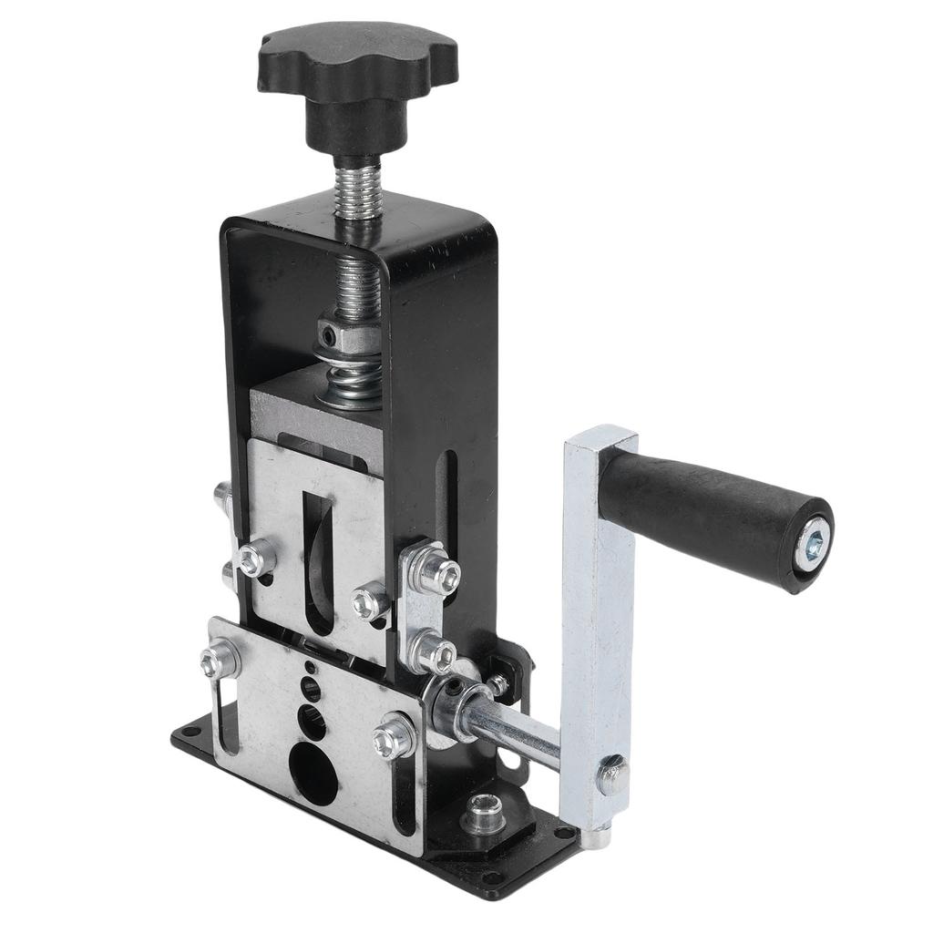 Manual Wire Stripper Machine 0.04-0.98 Inch Wire Stripping Machine Drill Powered Hand Crank Wire Stripping Tool for 1.5-25mm Scrap Wire