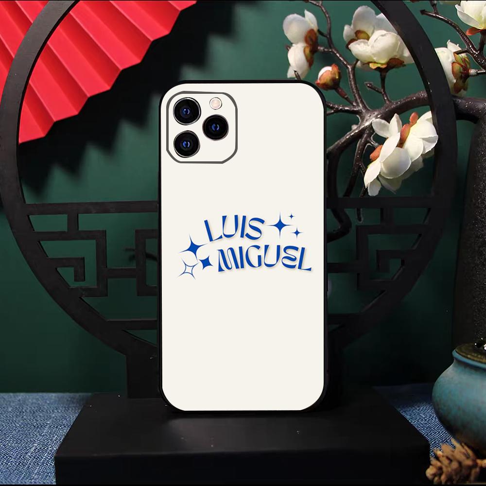 Singer L-Luis Miguel Phone Case For IPhone 17 Pro Max 16 15 14 Pro Max 13 11 X Xs Xr 8 7Plus Silicone Cover