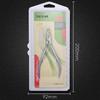 Easy Cut D07-14 Matte Cuticle Nipper Set - Sharp Blade Manicure Tool for Salons