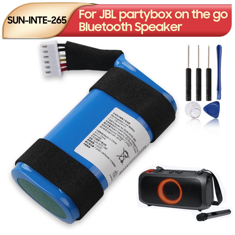 Für JBL Partybox Go SUN-INTE-265 Bluetooth-Lautsprecher Akku 2475mAh