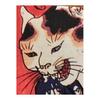 Ukiyo-e Tenugui: Kuniyoshi's Cat Training (Neko No Keiko) - Kuniyoshi Cat Pattern