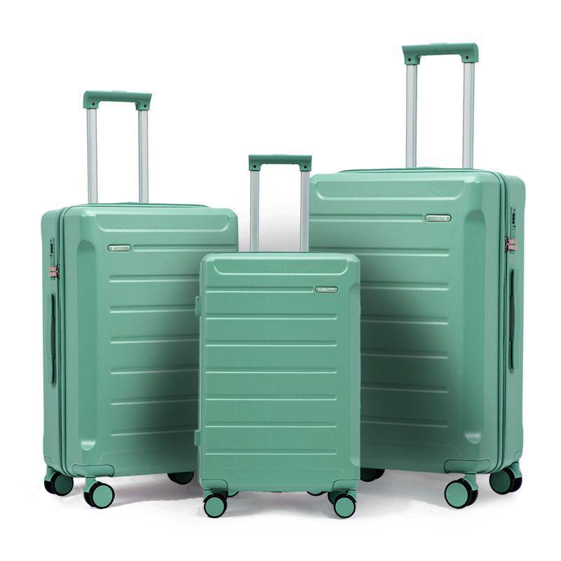 Sturdy and Durable Three-Piece Luggage Set with Anti-Collision Corners: 20, 24, 28 Inch Sizes