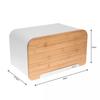 KINGHOFF KH-1072 WHITE BREAD BOX WITH BOARD