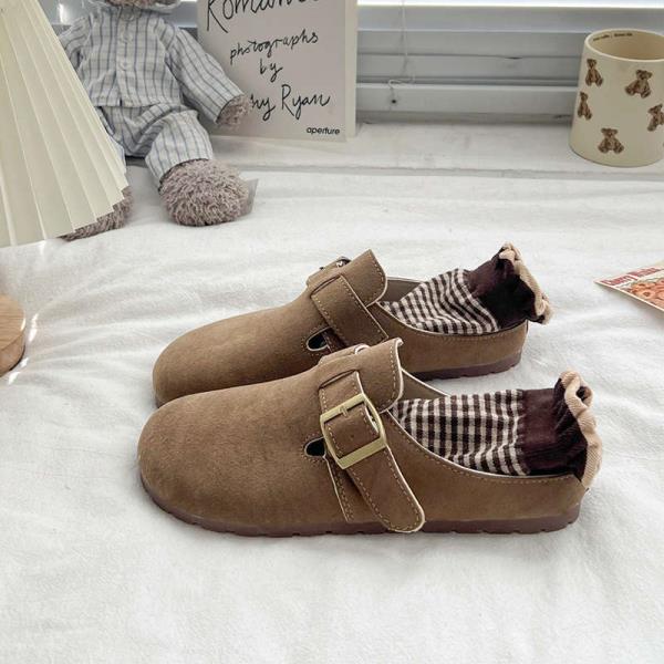

Fashion Shoes Woman s Slippers Cover Toe Slides Loafers 2025 Retro Spring Shoes Ladies Slippers Cover Toe Slipers Women Loafers 2025 Sl 35