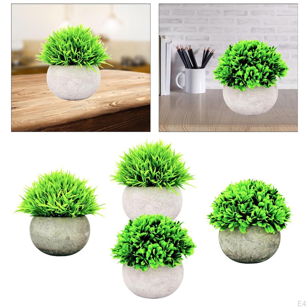 Artificial s PU Material Potted Ornament Housewarming Gifts Craft Bonsai Small for Garden Desktop