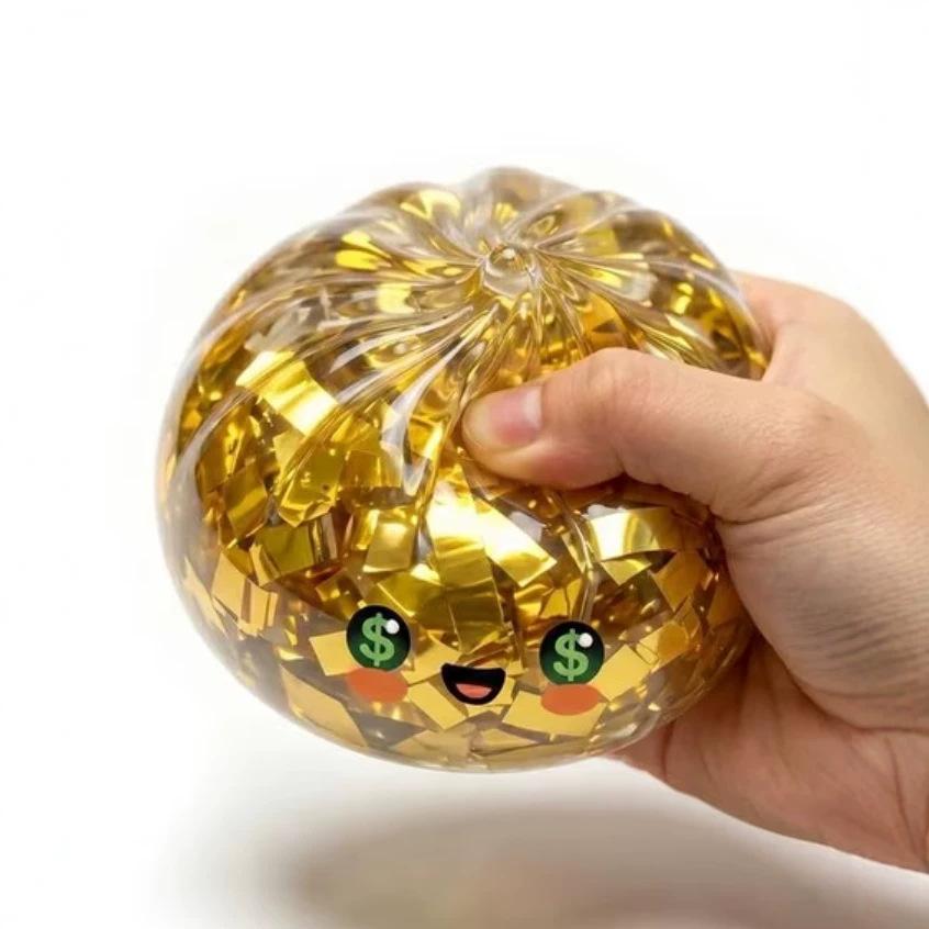 Dumpling Pressure Dumpling Squishies Cute Colorful Bun Toy Slow Rising Stress Relief Fidget Toy for Adults Anti-Anxiety Gift