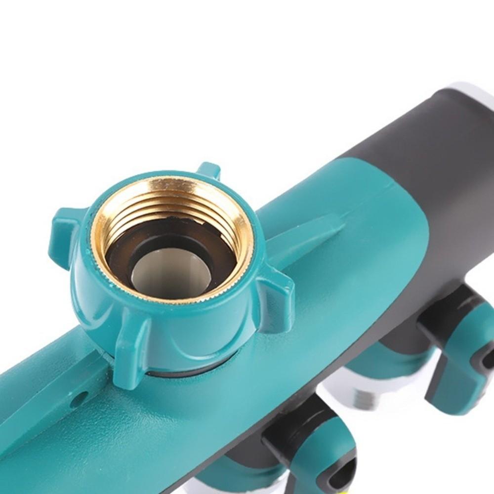 Adjustable Water Tap Hose Splitter Distributor Zinc Zinc Zinc Alloy Garden Irrigation Splitters  Home Garden