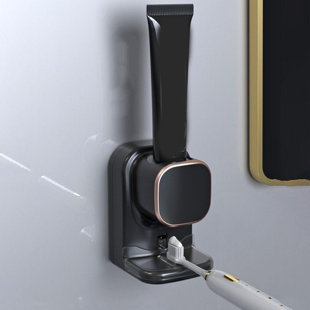 Non Perforated Automatic Toothpaste Dispenser Automatic Sensor Toothpaste Dispenser for Bathroom