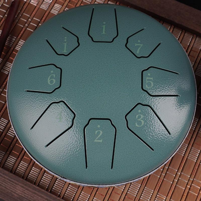 6 Inch 8 Note Drum Musical Percussion Instruments Portable Meditation Sound Therapy Accessories Lotus Drums