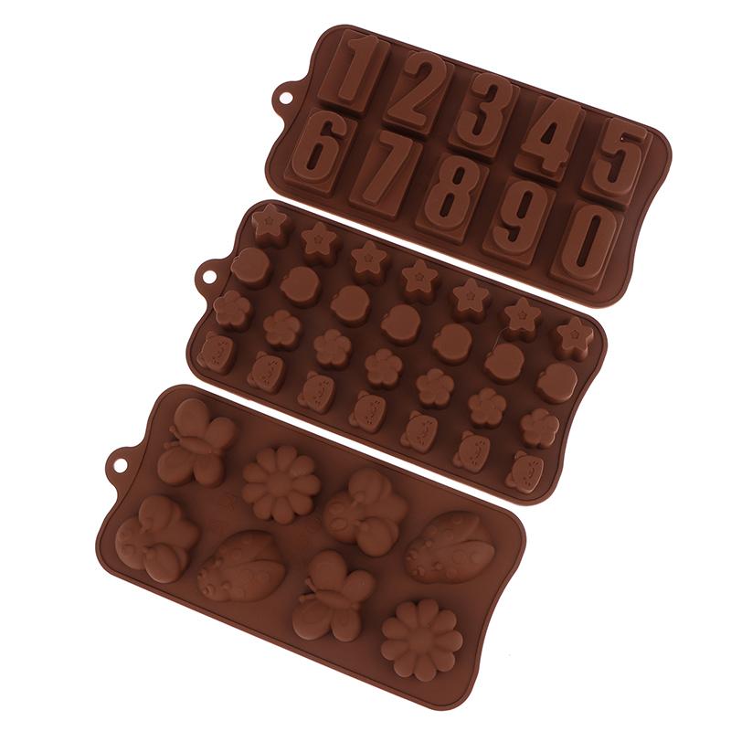 1Pc Cartoon Animal Chocolate Silicone Mold Diy Candy Cake Jelly Cookies Soap Mould Handmade Kitchen Baking Tools