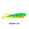 5PCS Silicone T-tail Soft Bait Artificial Jigging Wobblers Biomimetic Fish Bait  Sea