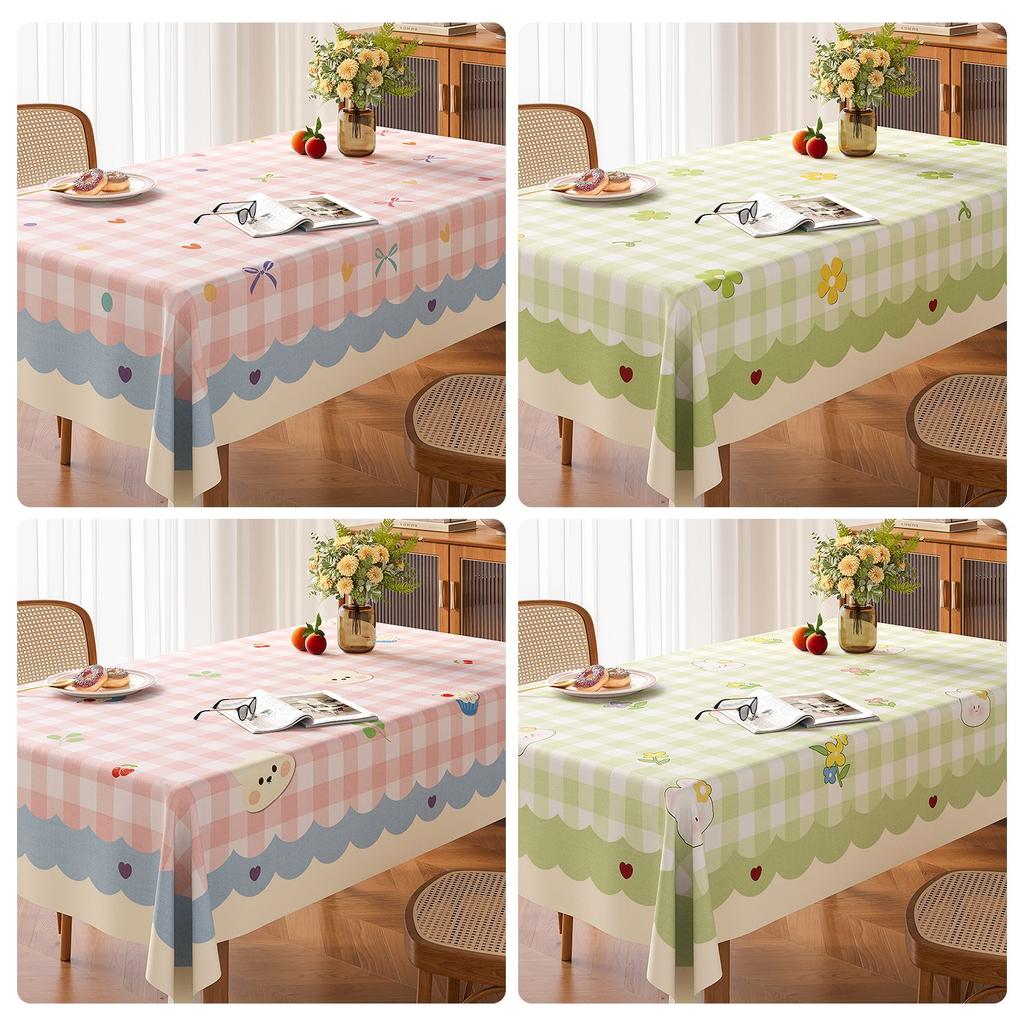 Thickened, Fresh, Scratch-resistant, Waterproof, Stain-resistant, Wear-resistant, Compliant and Drapey Tablecloth