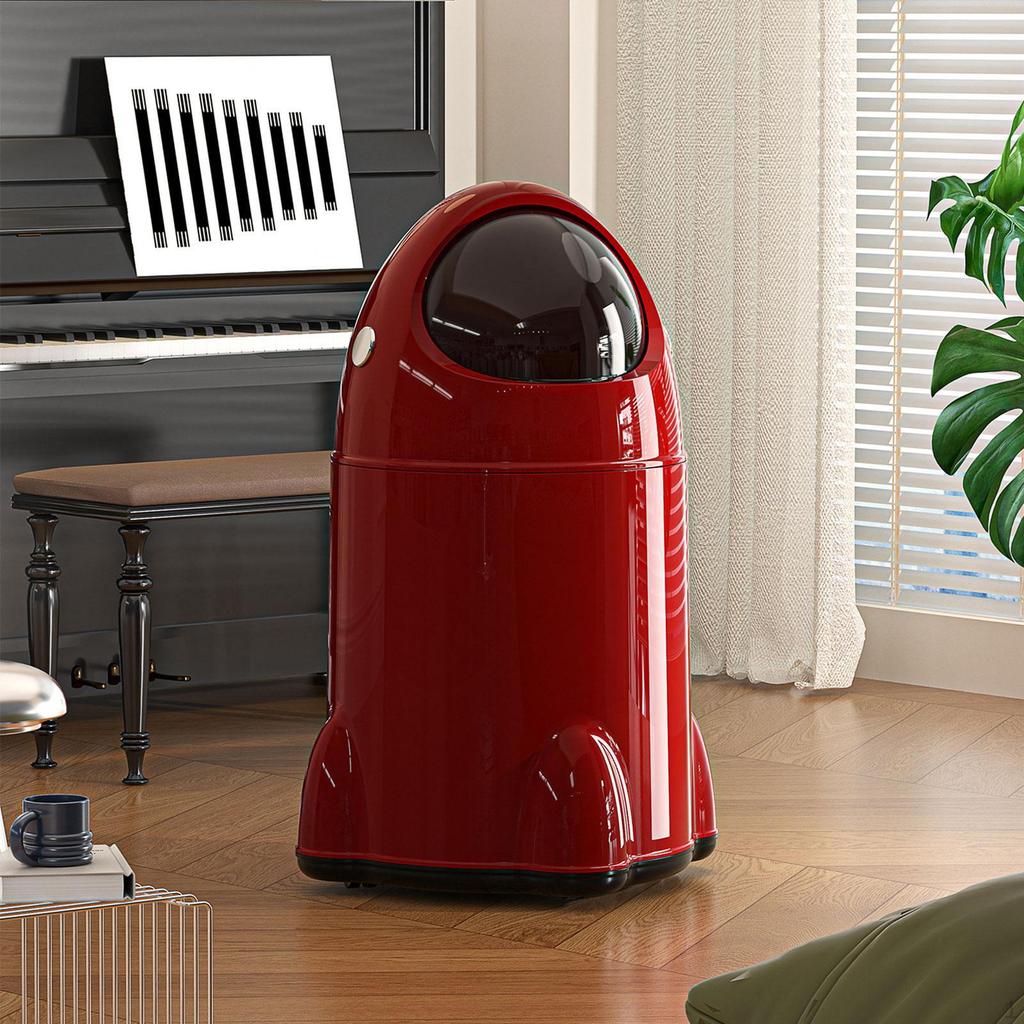 Kitchen Trash Can Garbage Bin with Universal Wheels Tall Large Open Luxury Lid Waste Basket for