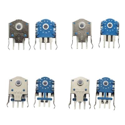 2PCs Dustproof Silver Mouse Wheel Encoders 8mm 9mm 10mm 11mm for Smooth Scrolling