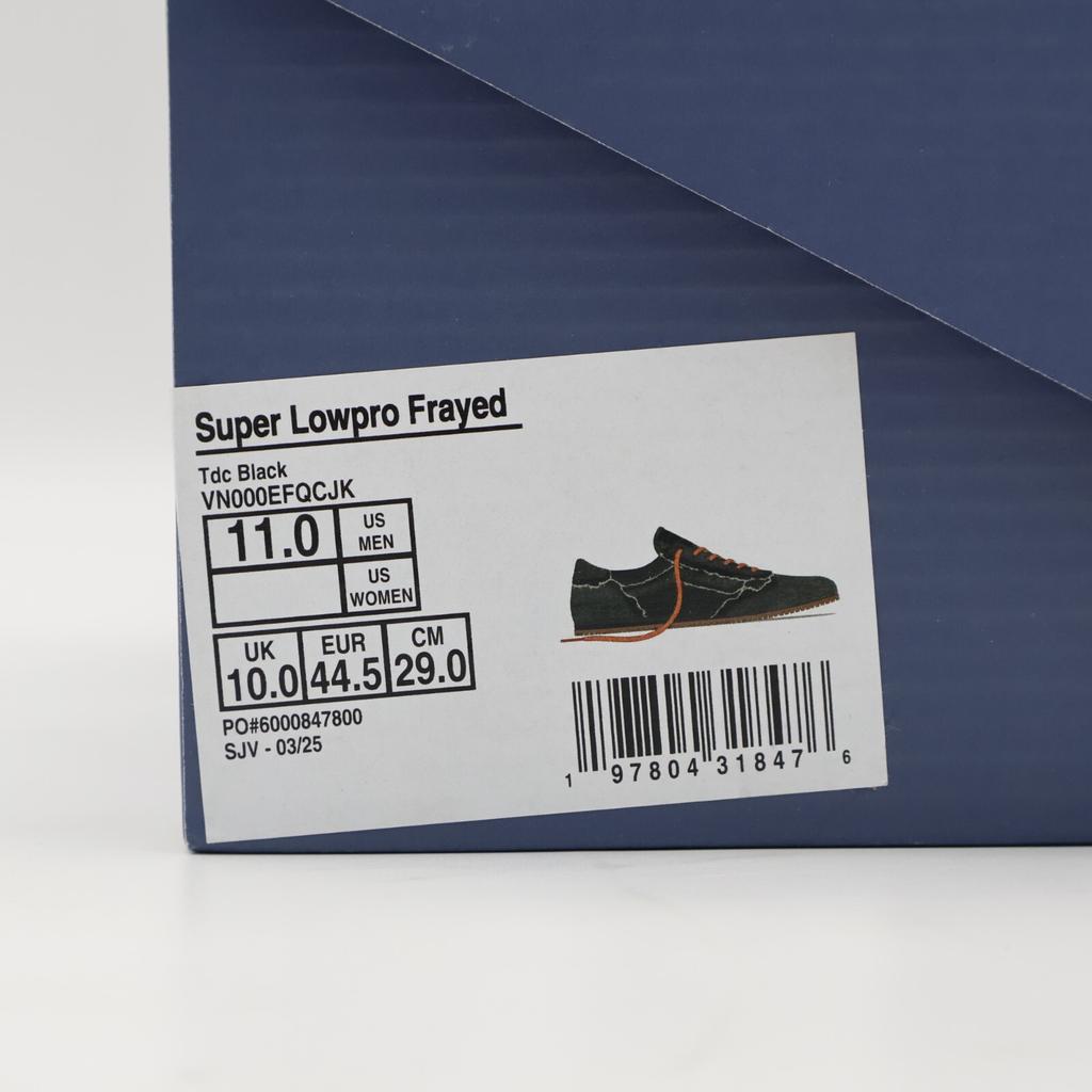 VN000EFQCJK Vans Super LowPro Frayed TDC Nero (Uomini)
