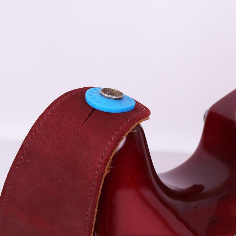 Guitar Strap Lock Rubber Bass Guitar Parts Wooden Electric Guitar Accessories Strap Locks Blocks