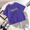 Boys' Short-Sleeve T-Shirt Children'S Loose-Fitting Clothing Boys' Top Suitable For Older Children In Summer