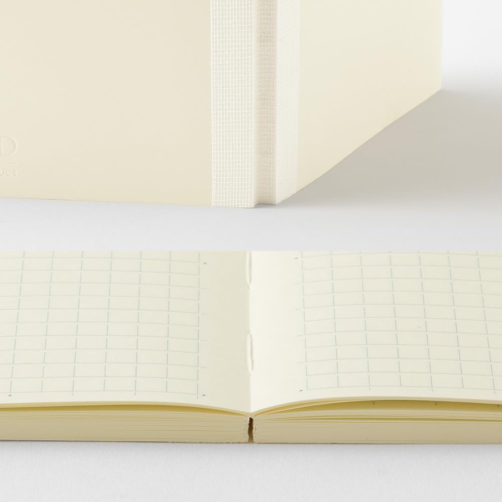 DESIGNPHIL Midori MD Notebook B Grid 15386006 - Graph Paper Stationery for Writing and Sketching