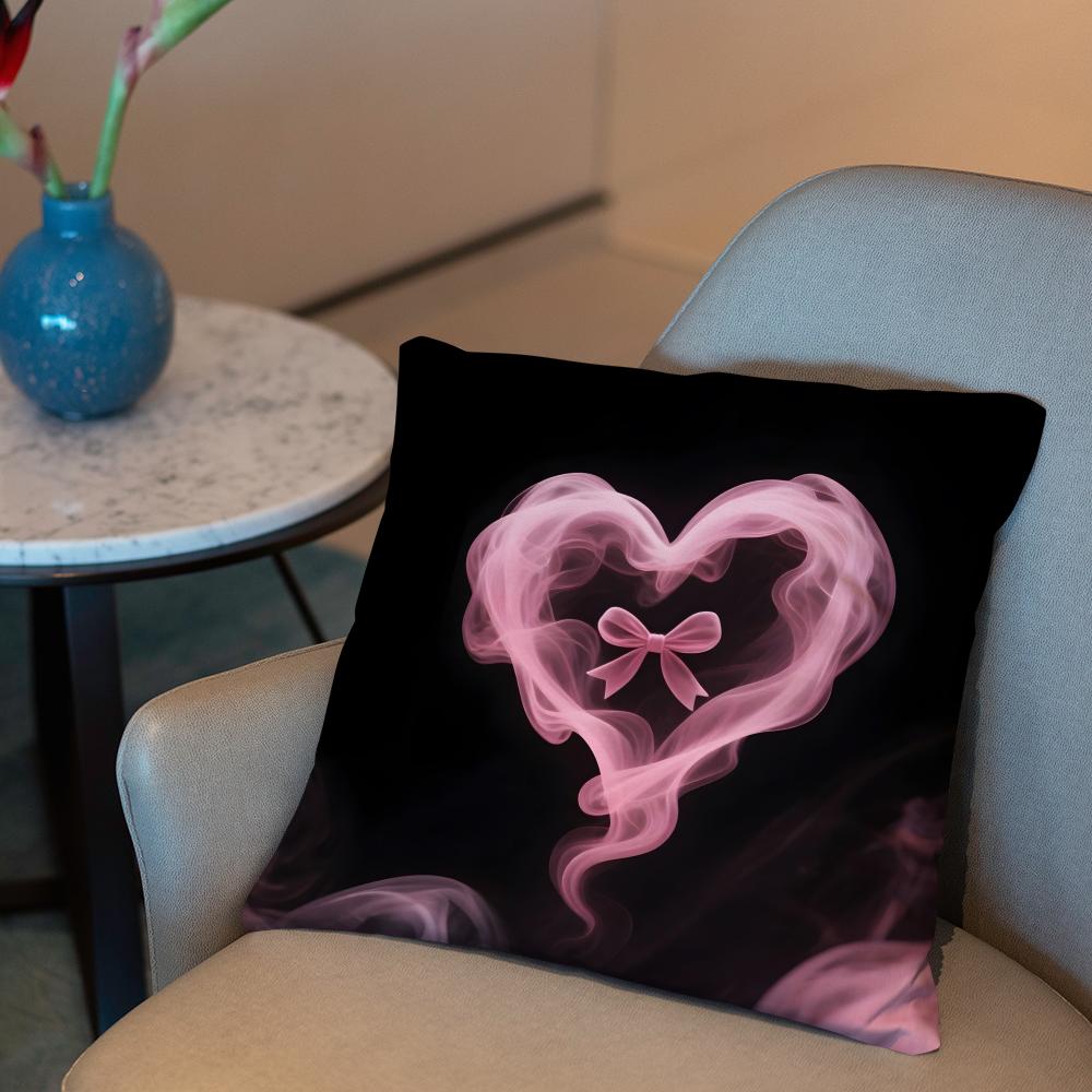 Dekoracja na Walentynki Poszewka na poduszkę 2 w 1 Dwustronna Pluszowa Poszewka na poduszkę | Samochód/Sofa/Łóżko | Idealny Prezent