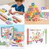 Wooden Number Puzzle Blocks For Early Learning And Cognitive Development For Toddlers