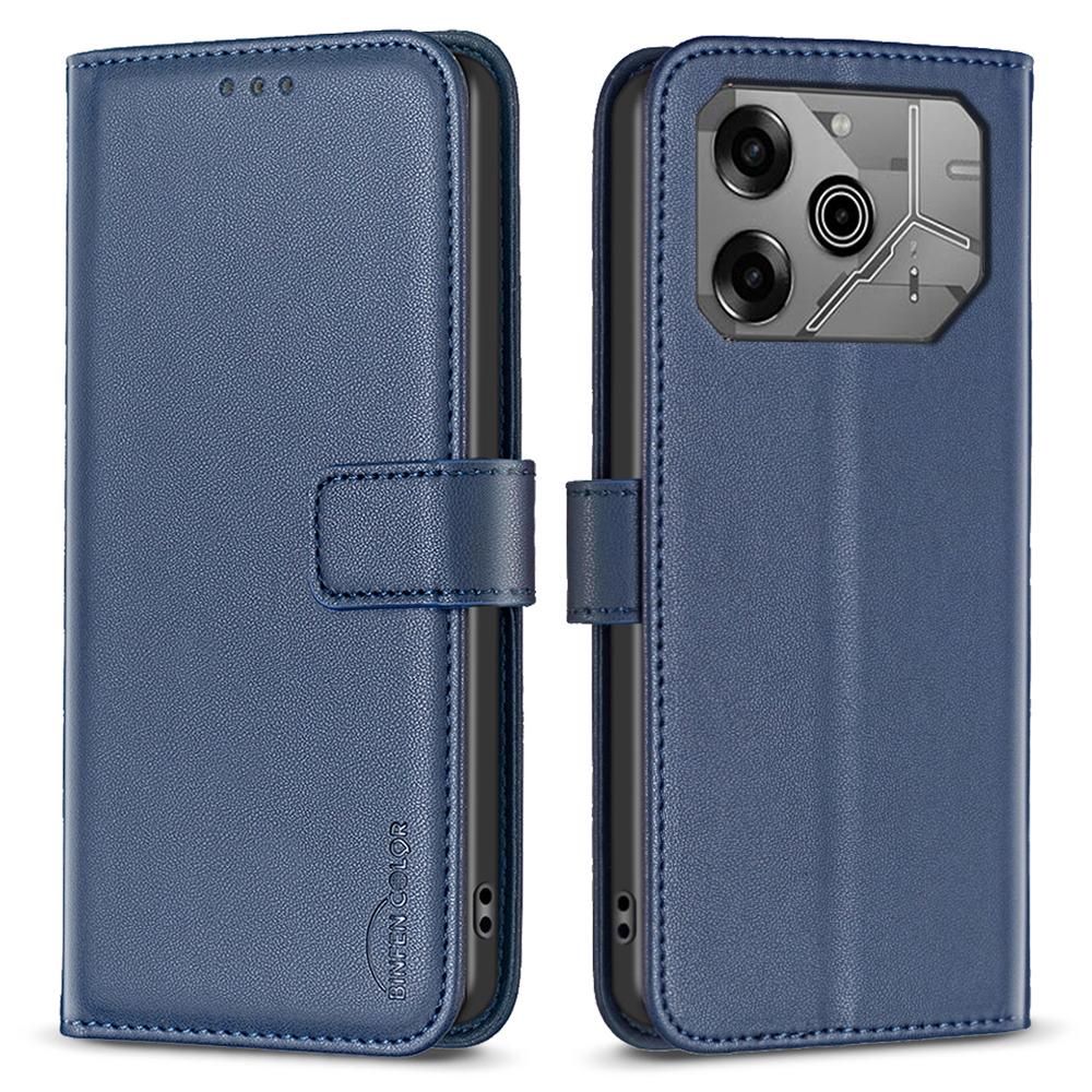 BINFEN COLOR BF17 For TECNO Pova 6 5G/Tecno Pova 6 Pro 5G Case Leather Flip Wallet Phone Cover