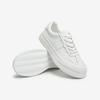 TaTa JX8804 Women's Fashion Platform White Sneakers