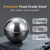 25mm Stainless Steel Ice Cubes Ball Reusable Round Metal Ice Balls New Whiskey Stones Set