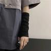 Women Men Gothic Lolita Glove Arm Cover Harajuku Arm Warmers Striped Fingerless Punk Long Wristband Fashion  Girls Gloves
