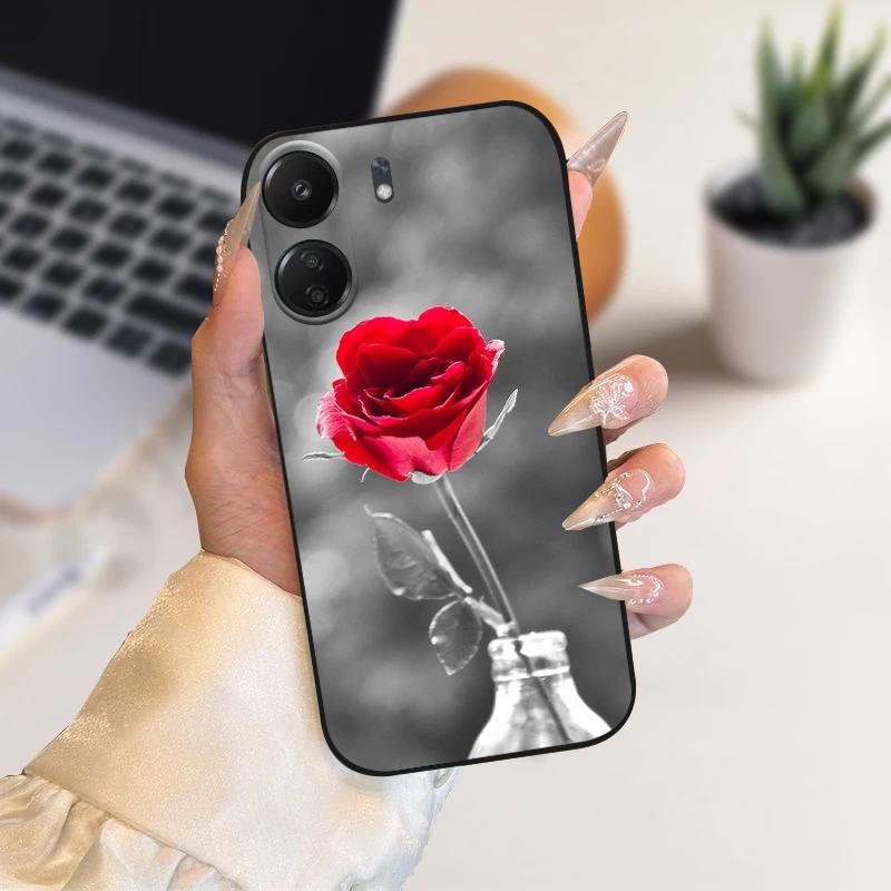 Funda Animal de Moda Para Xiaomi Redmi 13C Fundas 13 C 4G 5G Silicona Suave TPU Funda de Teléfono Cubierta Para Redmi 13R Coque Protectora