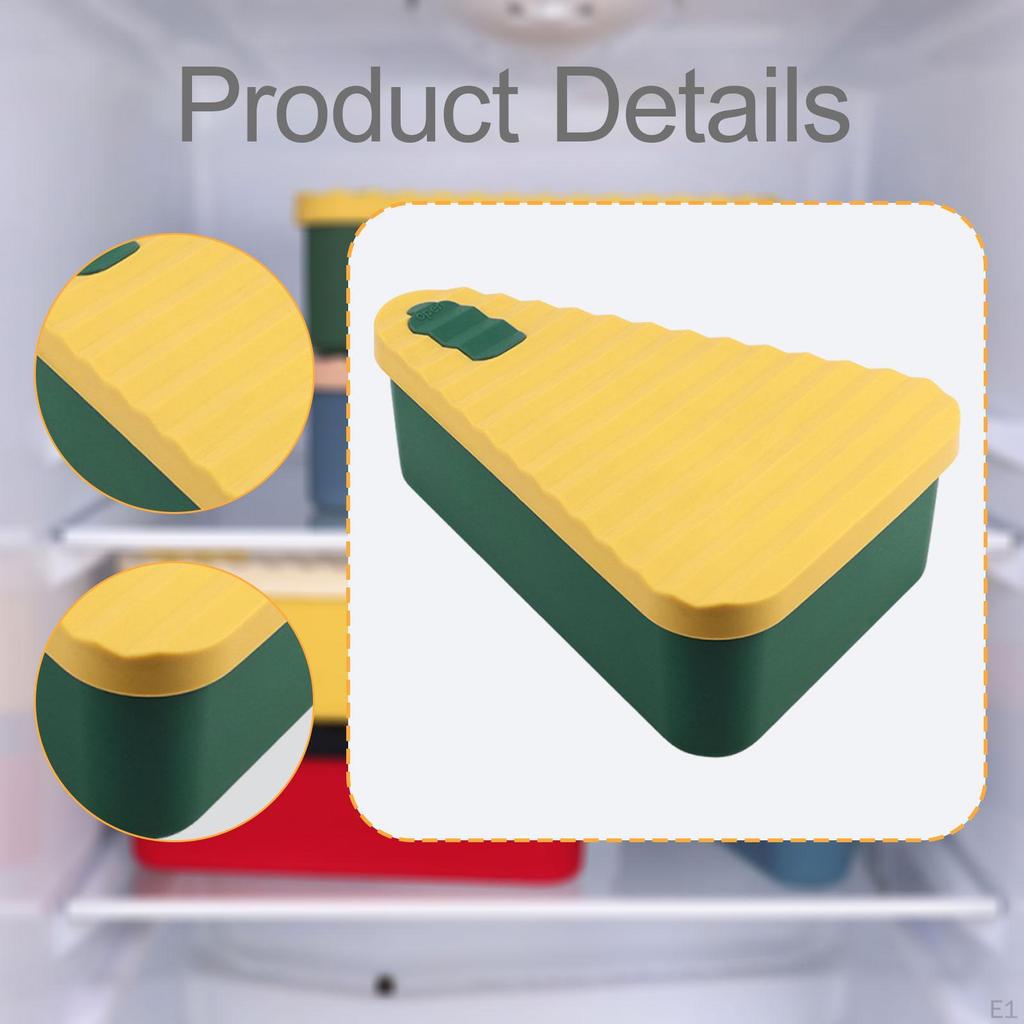 Food Grade Silicone Pizza Storage Box Lunch Sturdy Multipurpose Easy Cleaning for Home & Travel