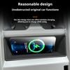For Land Rover Defender 90 110 2025 Car Central Console Silicone Wireless Charging Pad Water Cup Holder Rear Armrest Cup Coaster