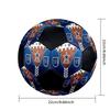 Cowboys Football Indoor Soccer Ball Colorful All Ages Size 5 Machine Stitched PVC Competition Ready Durable High-Bounce