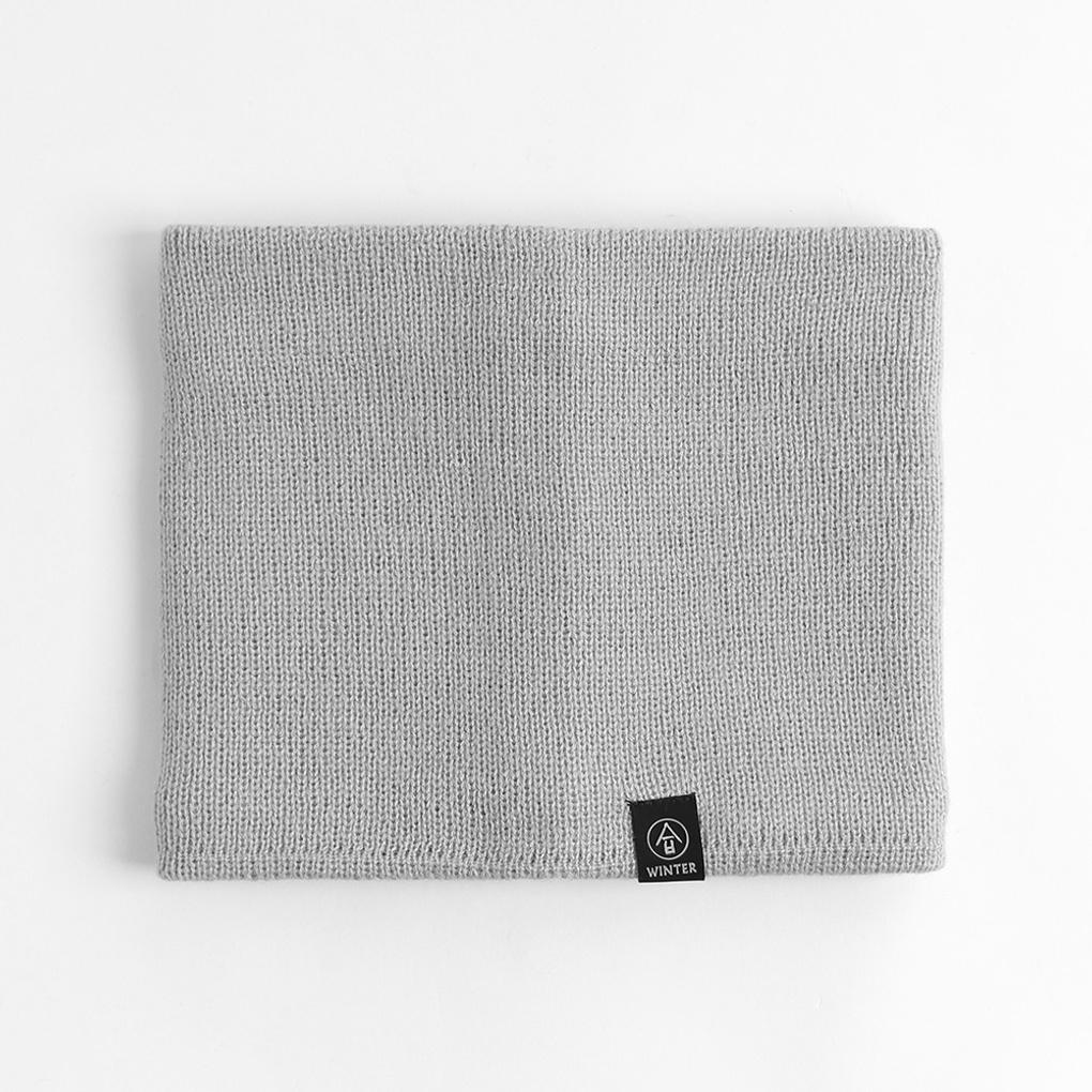 Winter Cold Weather Gear Fleece Neck Warmer, Neck Gaiter, Gray