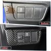 1PCS Car Headlight Switch Buttons Panel Cover Trim for Honda CRV  2024 2025 2026 - ABS Carbon Fiber Sport Interior Accessories
