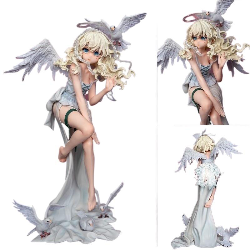 1/6 Scale Little Angel Ariel Figure- Cute & Sexy Bicolor Anime Girl Statue, Desktop Decoration Collectible Premium Version Gift